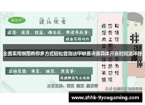 全面实用指南教你多方式轻松查询法甲联赛决赛具体开赛时间流详程