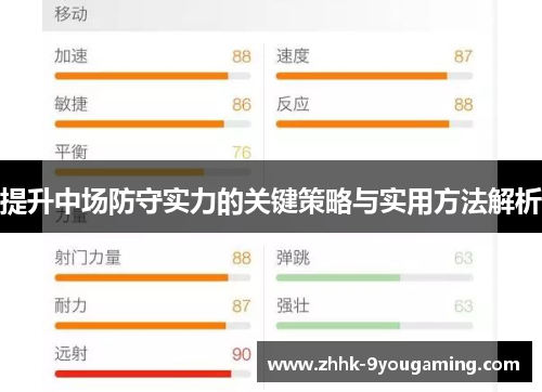 提升中场防守实力的关键策略与实用方法解析